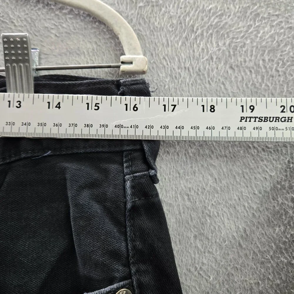 True Religion Men Jeans‎ 31 Black Skinny Denim Mid Rise Pockets 33